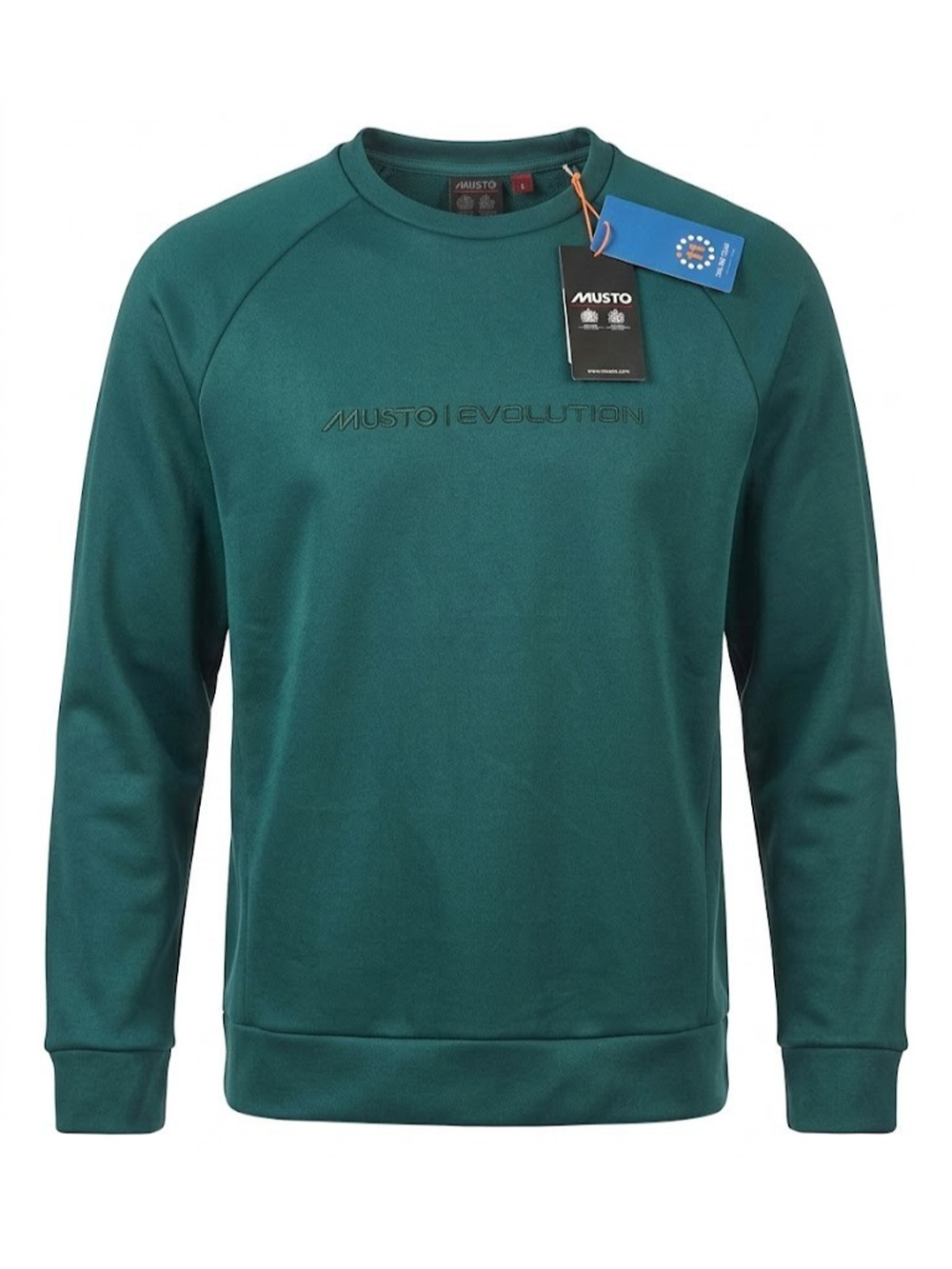 New Musto Evolution Technical Crew Sweatshirt Blue Sailing Gear Size Sample